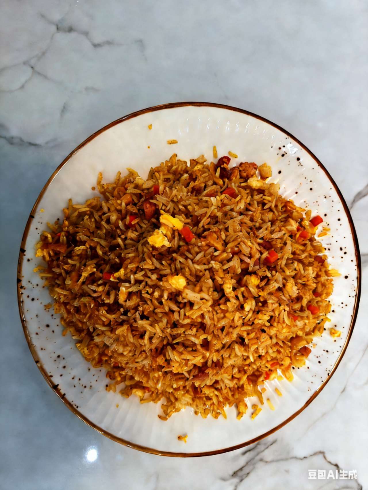 Arroz frito especial de la casa