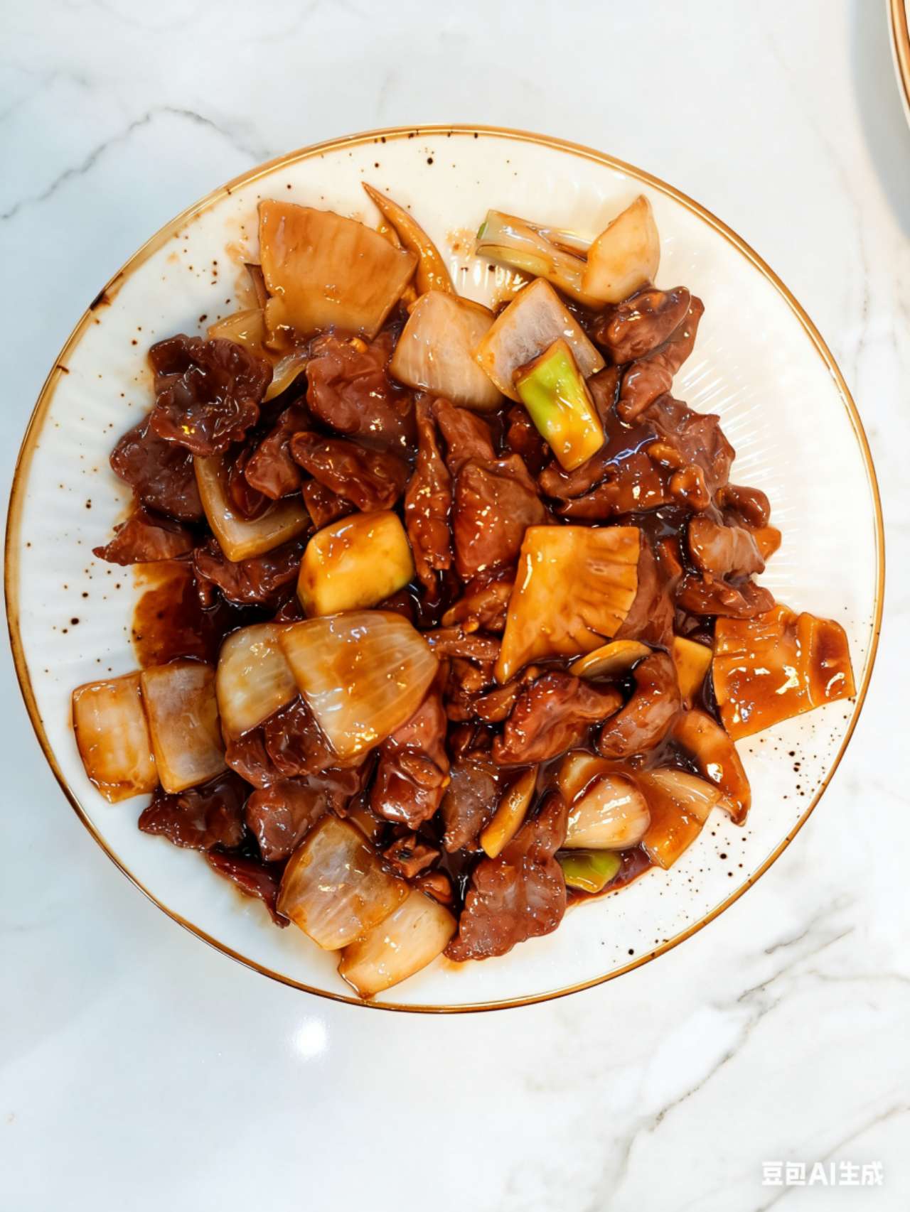 Ternera con salsa de ostras