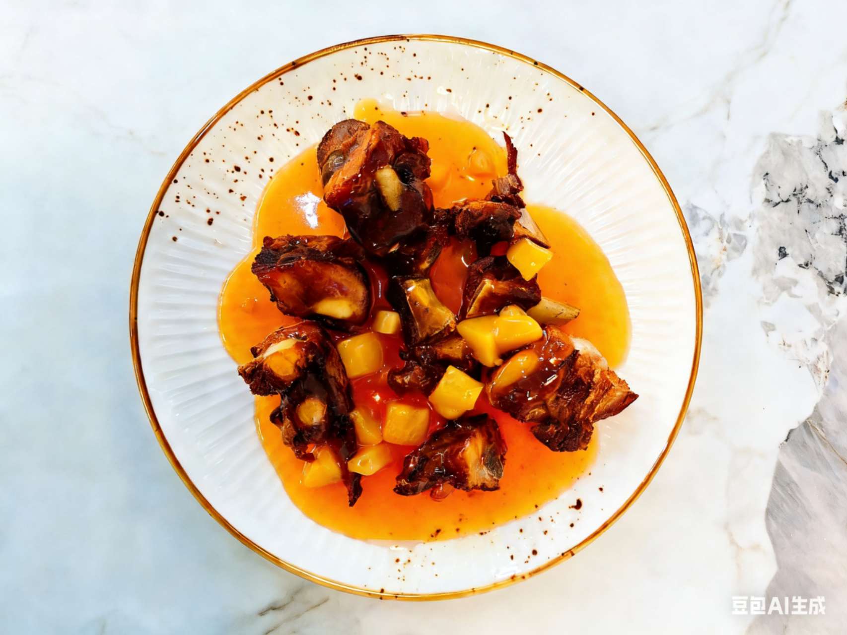 Costillas agridulces con salsa china